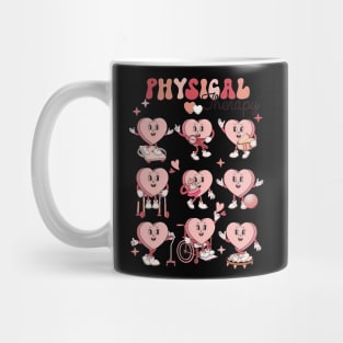 Pediatric Physical Therapy PT PTA Valentine_s Day Mug